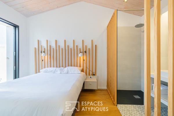 Villa aux airs de vacances entre vignes et plage