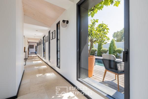 Villa aux airs de vacances entre vignes et plage