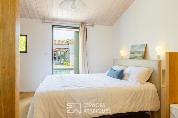 Villa aux airs de vacances entre vignes et plage