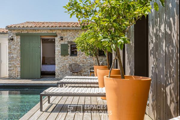 Villa aux airs de vacances entre vignes et plage