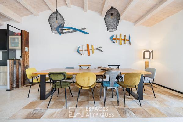 Villa aux airs de vacances entre vignes et plage