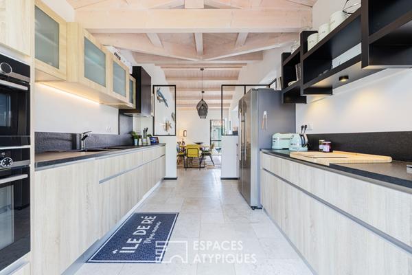 Villa aux airs de vacances entre vignes et plage