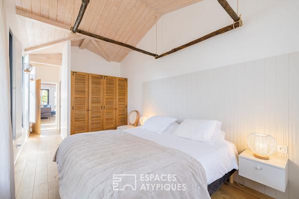 Villa aux airs de vacances entre vignes et plage