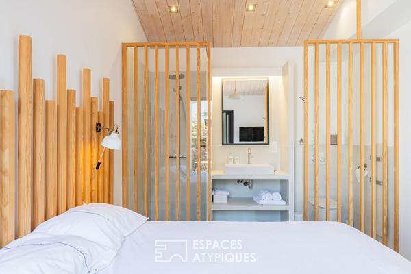 Villa aux airs de vacances entre vignes et plage