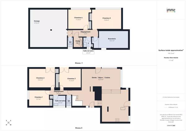 Saint-Ismier – Maison d'architecte 5 chambres sur 1 431 m² de terrain