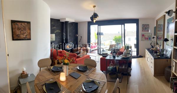 Dernier étage, 2 chambres, 2 grandes terrasses