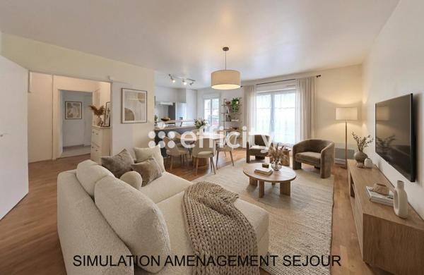 Appartement 2 pièces - 52 m²