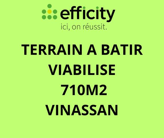 Terrain - 710 m² Exclusivité efficity