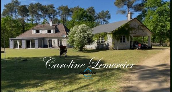 Maison à vendre 7 pièces proche LE MANS de 183 m² habitables et studio 2 chambres, sur 9 hectares de terre