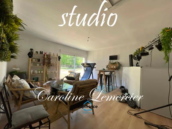 Maison à vendre 7 pièces proche LE MANS de 183 m² habitables et studio 2 chambres, sur 9 hectares de terre