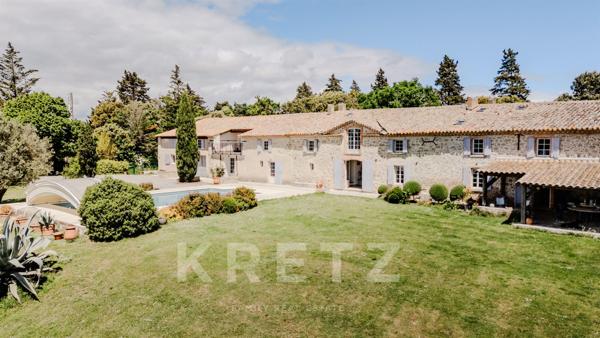 Propriété équestre à vendre à Montréal dans l’Aude – Domaine de 50 hectares avec maison de caractère