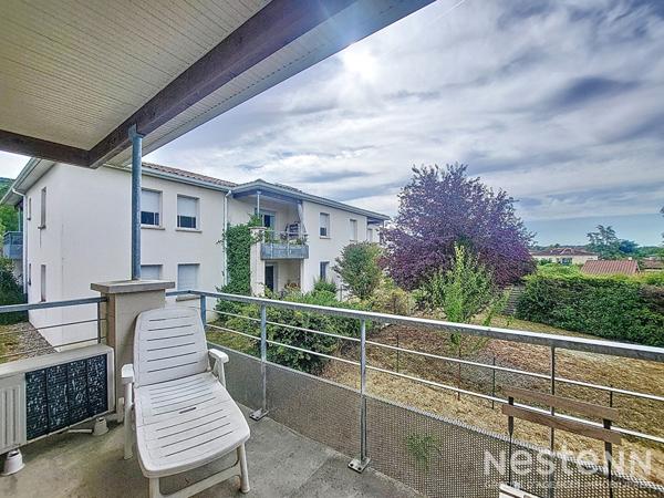 À vendre : Appartement T3 de 63 m² avec terrasse, dans la résidence sécurisée VillaLodge à Condom.