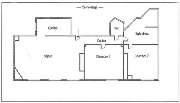 Appartement dernier étage