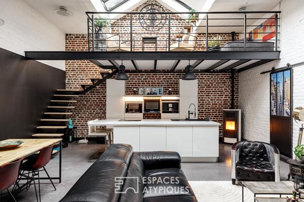 Loft confidentiel avec extérieur