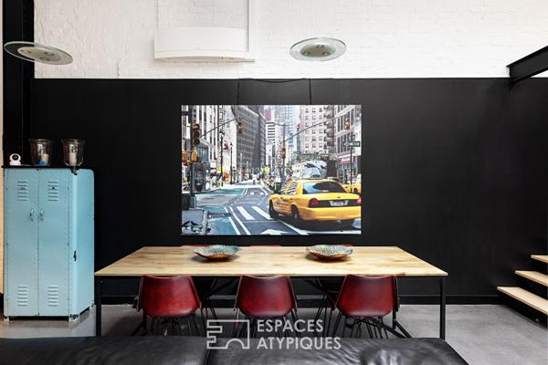 Loft confidentiel avec extérieur