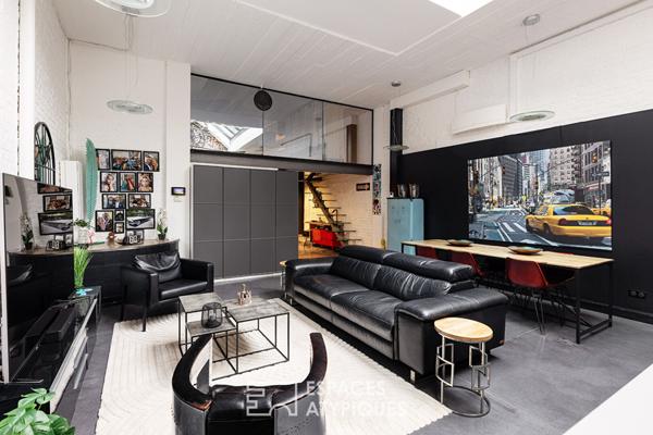 Loft confidentiel avec extérieur