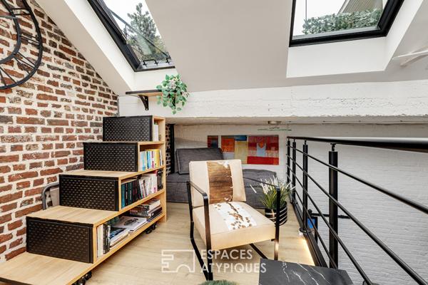 Loft confidentiel avec extérieur