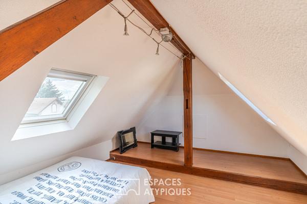 Duplex avec terrasse et jardin au bord de l’Ill