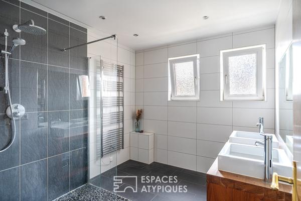 Duplex avec terrasse et jardin au bord de l’Ill