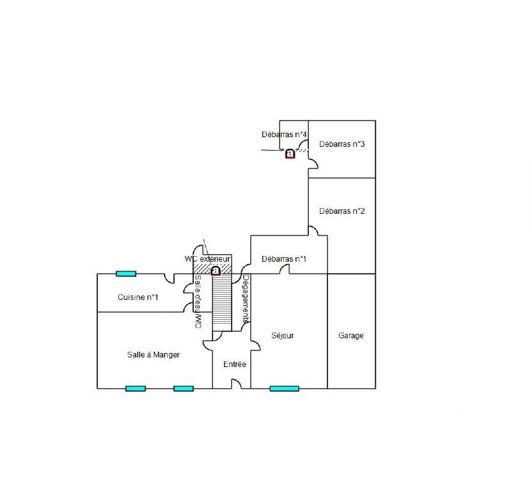 Maison de ville 6 pièces de 165 m² à Bourganeuf (23400)