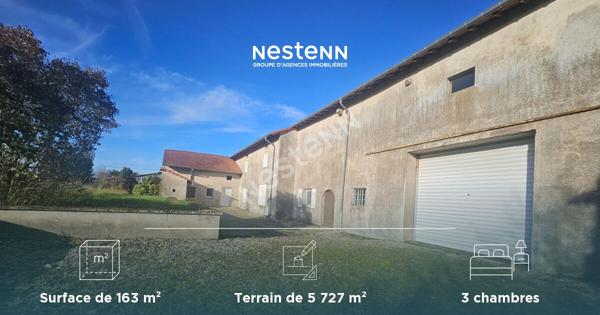 ENSEMBLE IMMOBILIER À VOCATION PROFESSIONNELLE 200 M² AVEC MAISON HABITABLE ? BARONVILLE