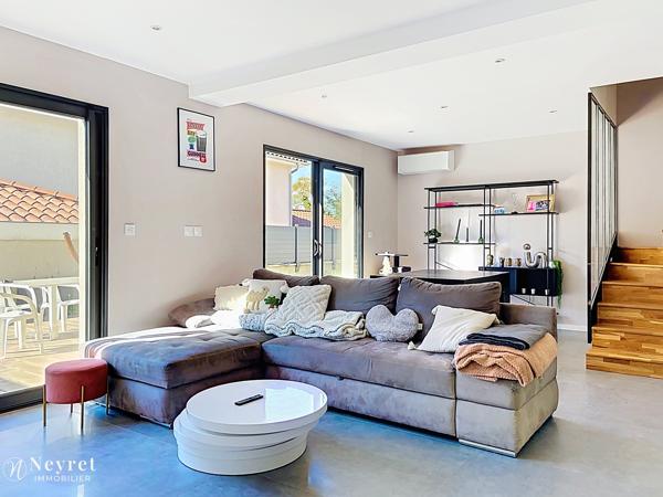 Maison contemporaine de 2021 -120 m² avec jardin, terrasse et suite parentale -Sérézin-du-Rhône