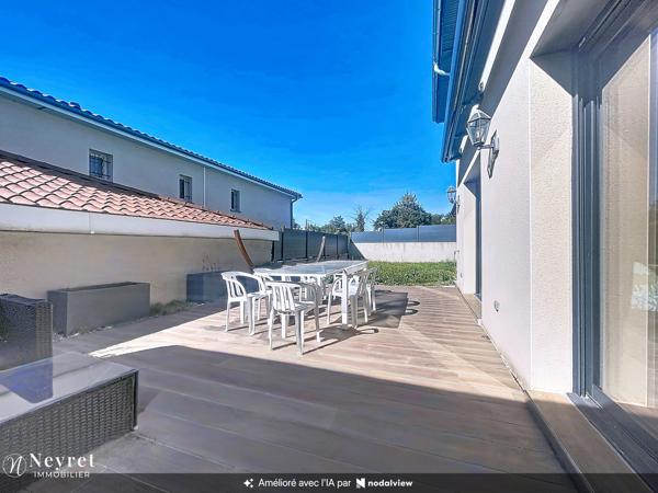 Maison contemporaine de 2021 -120 m² avec jardin, terrasse et suite parentale -Sérézin-du-Rhône