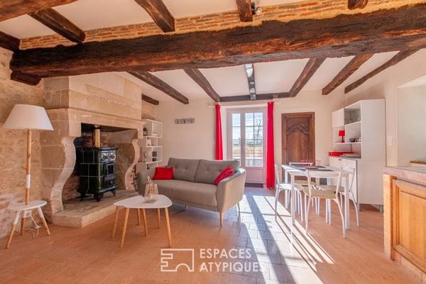 Longère de charme avec deux gîtes et espace bien-être