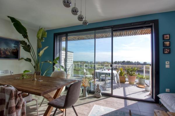 Vue mer, T3 récent avec terrasse et parking- La Rochelle (17000)