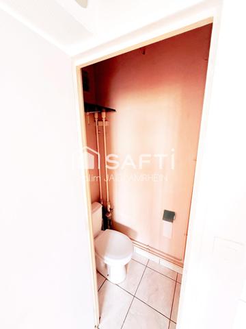 Dernier étage, lumineux, cadre vert, calme