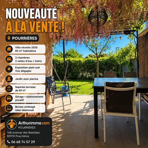 Vente Villa 4 pièces 85 m2 à Pourrières