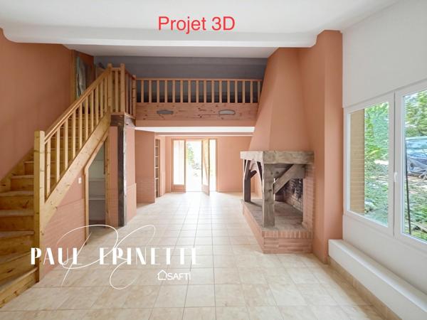 Maison à rénover 110 m2 sur terrain 2000m2 constructible