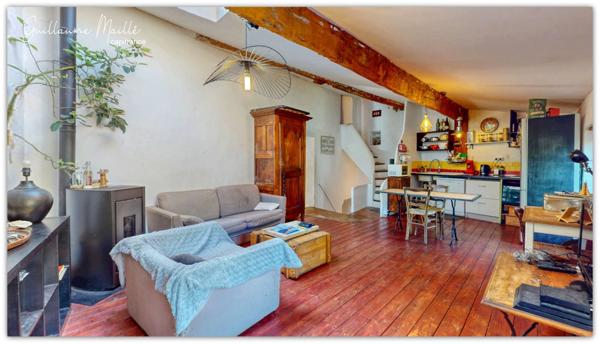 Exclusivité - Maison de village 132m² avec 5 pièces, terrasse et cour - Roujan (34320)