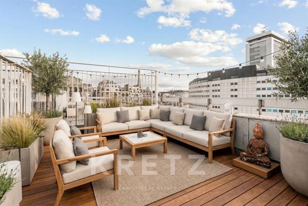 Appartement d’exception avec rooftop et vue Tour Eiffel – Paris 16ᵉ