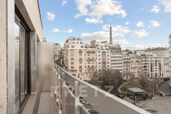 Appartement d’exception avec rooftop et vue Tour Eiffel – Paris 16ᵉ