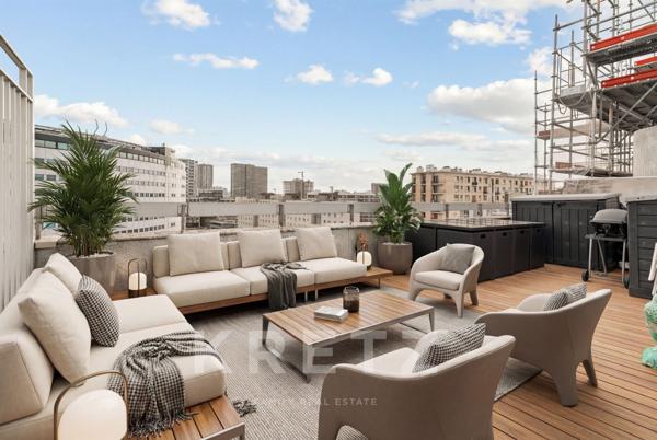 Appartement d’exception avec rooftop et vue Tour Eiffel – Paris 16ᵉ