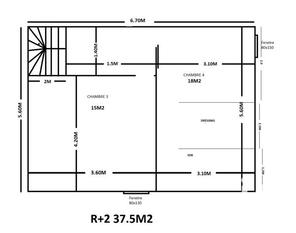 Maison à vendre 5 pièces 95 m² Saint-Gilles
