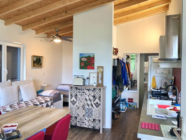 CHALET  NEUF 25 m²  + CARAVANE AU CALME TERRAIN 2409 M² HERICOURT