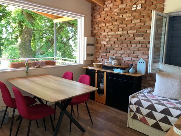 CHALET  NEUF 25 m²  + CARAVANE AU CALME TERRAIN 2409 M² HERICOURT