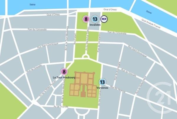 Parking à vendre  12 m 2   PARIS  - 75007