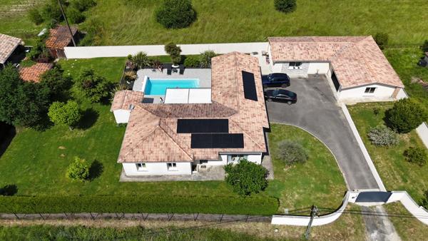 Maison contemporaine avec piscine, dépendances et grand jardin Détails des diagnostics énergétiques