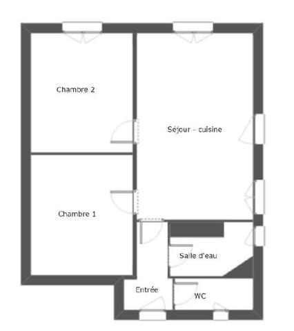 Bourgneuf-en-Retz (44580) 2 maisons plain-pied T3 + garages – Idéal investisseur ou primo-accédant