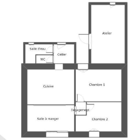 Bourgneuf-en-Retz (44580) 2 maisons plain-pied T3 + garages – Idéal investisseur ou primo-accédant
