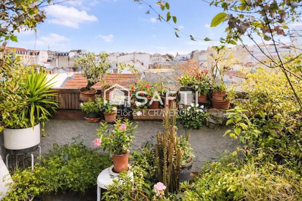 84 m² au sol, dernier étage, calme absolu