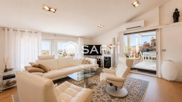 Appartement d’exception en dernier étage au calme et sans vis-à-vis