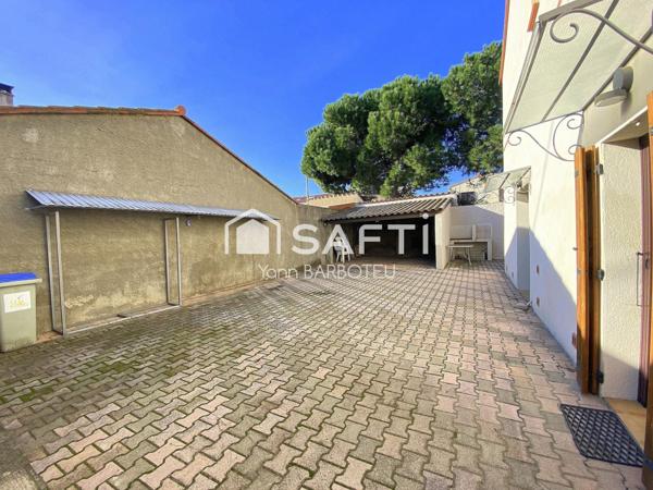 Spacieuse maison de village - extérieur piscinable