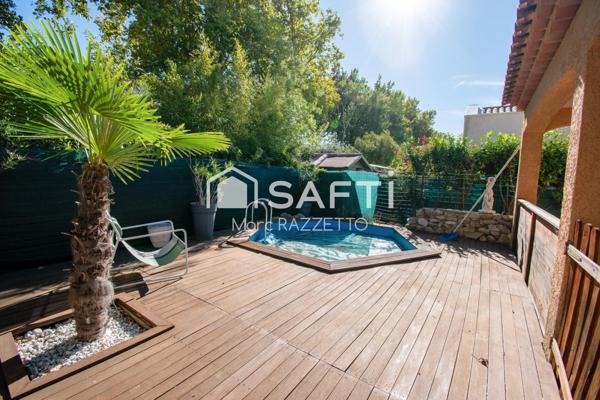 Maison T4 de 116,17m2 de plain pied avec piscine et garage