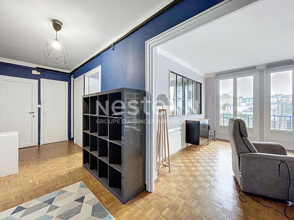 Brest-Gambetta: bel appartement deux chambres balcons 82m²