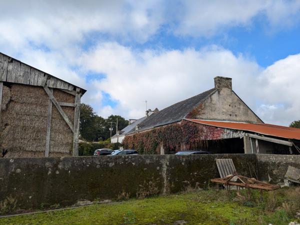 Maison en pierre avec dépendances, hangars, 5000 m2 de terrain