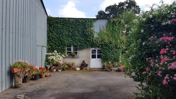 Maison en pierre avec dépendances, hangars, 5000 m2 de terrain